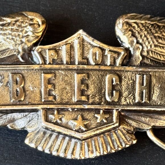 Vintage  American Belt Buckle Company  Made in USA!! 1976 brass Serial Number 72 - Picture 6 of 7